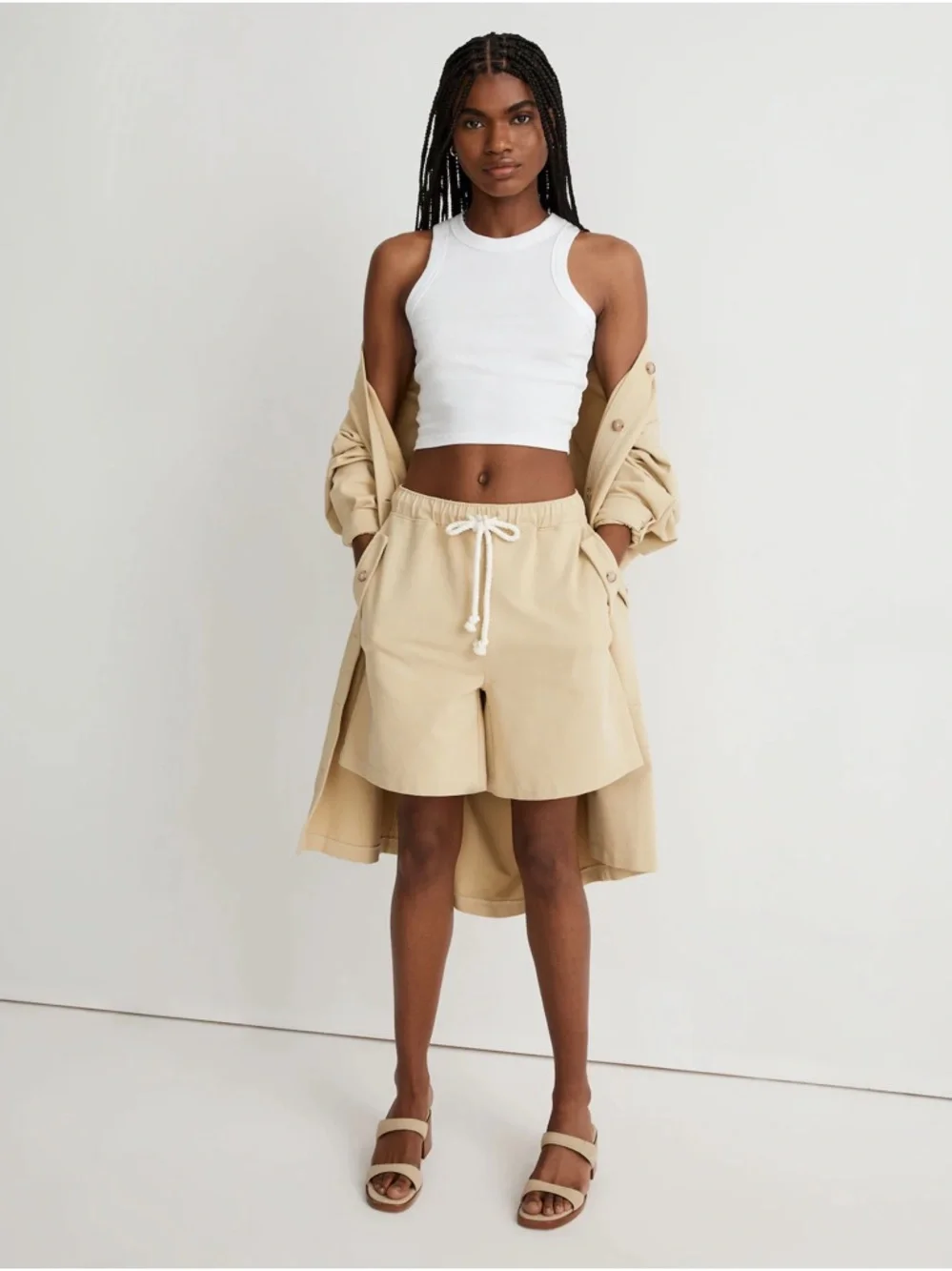 Madewell Structured Terry Pull-on Shorts